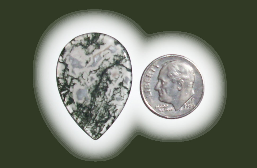 TR42015 Green Moss Agate