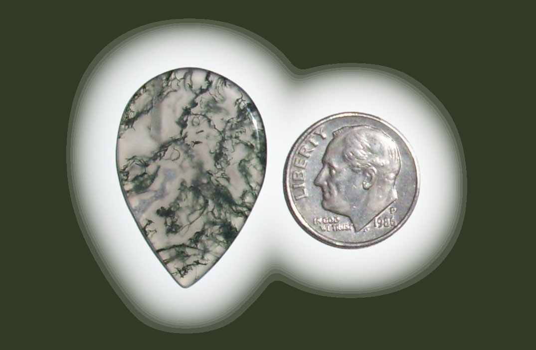 TR42024 Green Moss Agate