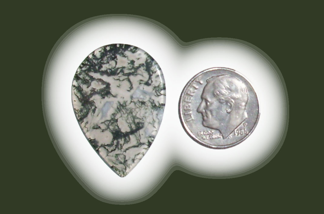 TR42025 Green Moss Agate