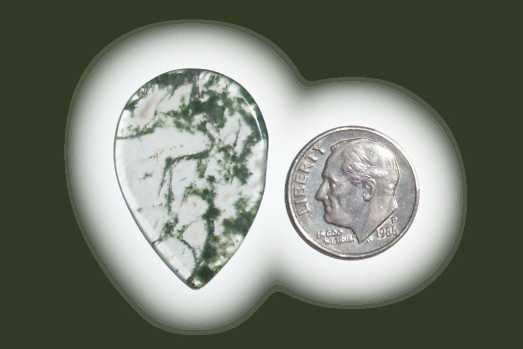 TR42026 Green Moss Agate