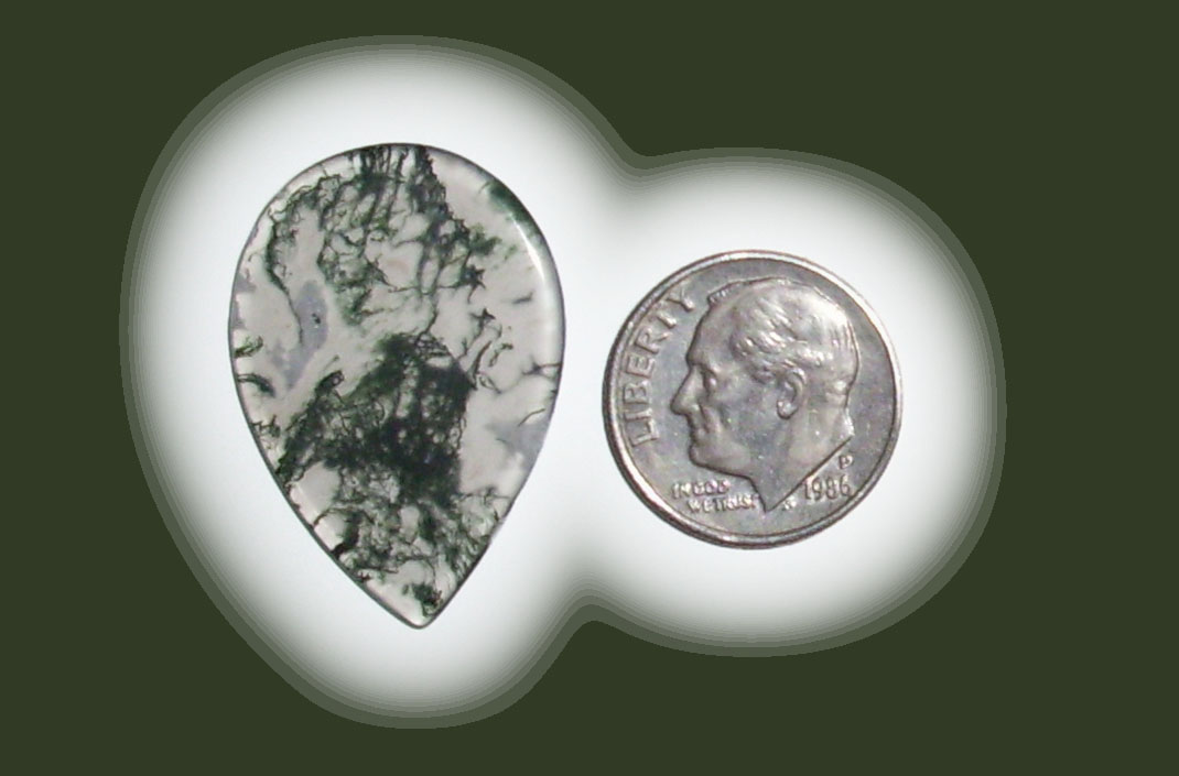 TR42027 Green Moss Agate