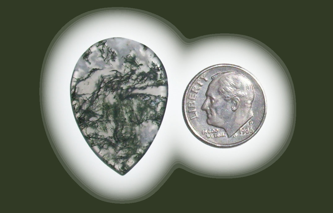 TR42030 Green Moss Agate