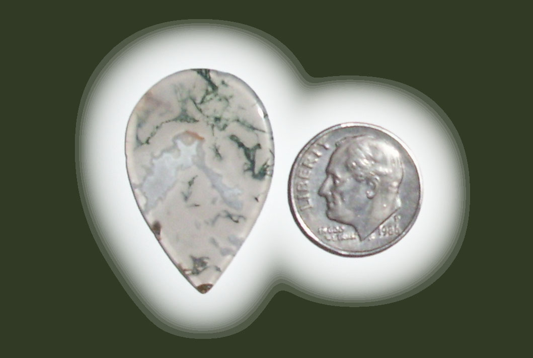 TR42032 Green Moss Agate